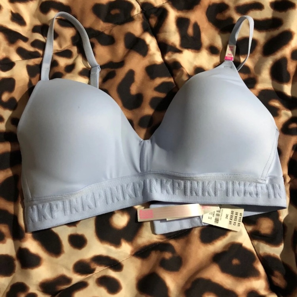 Victoria’s Secret PINK pastel blue bra